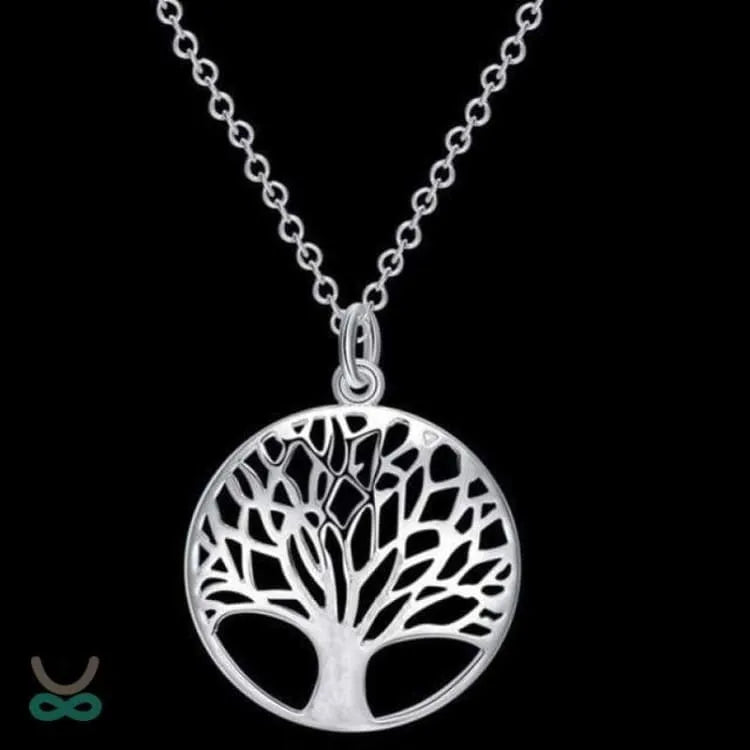 Collar árbol de la vida en plata