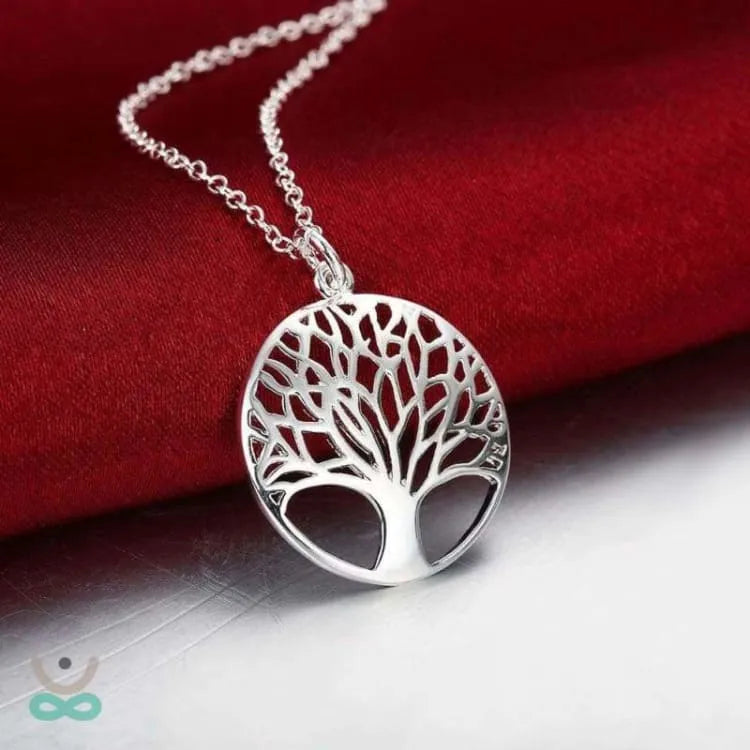 Collar árbol de la vida en plata