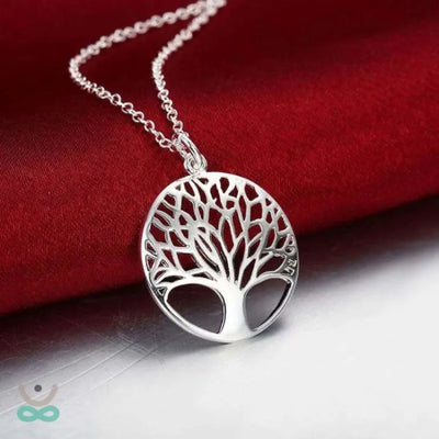 Collar árbol de la vida en plata