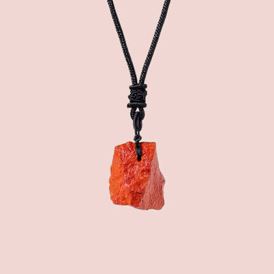 Collar de Jaspe Rojo Natural - Energía, Protección y Vitalidad