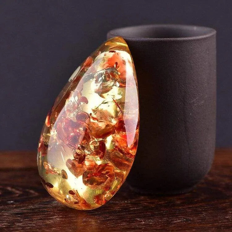 Collar de ámbar 'la trampa eterna'.