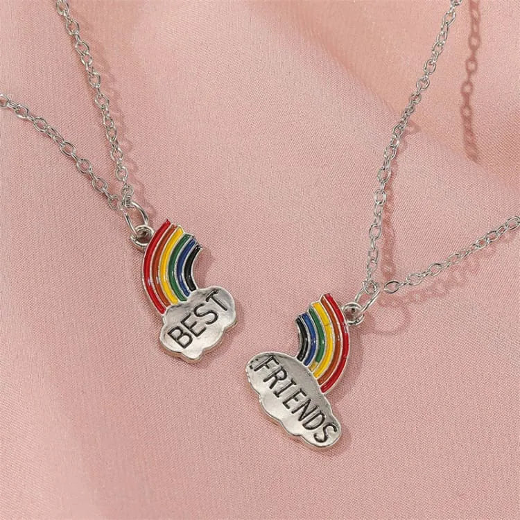 Collar de amistad arco iris