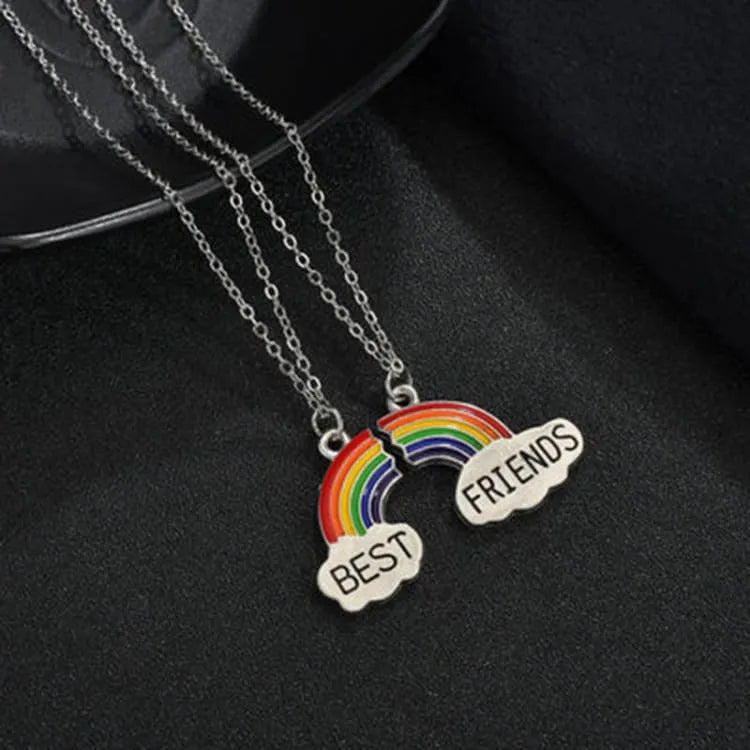Collar de amistad arco iris