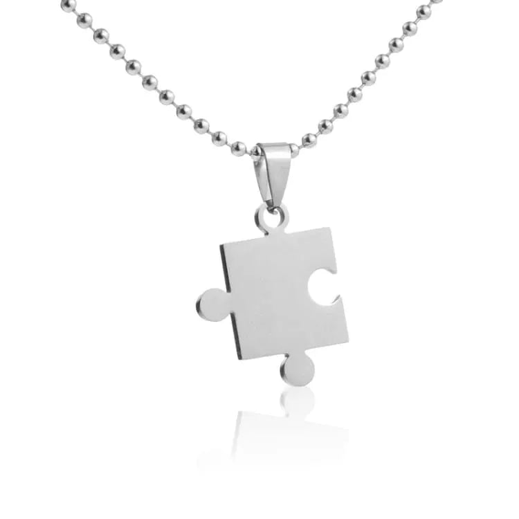 Collar de la amistad pieza de puzzle