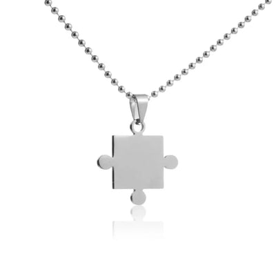 Collar de la amistad pieza de puzzle