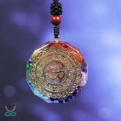 Collar de organita los 7 chakras originales