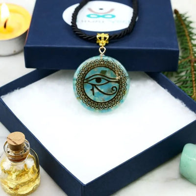 Collar de orgonita "Amazonita Calm".