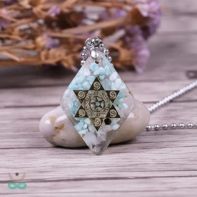 Collar de orgonita "Energía amazónita".