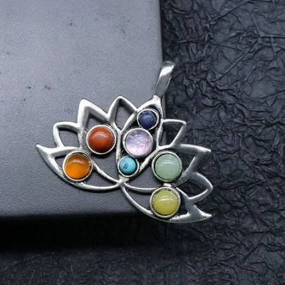 Collar flor de loto 7 chakras
