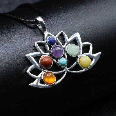 Collar flor de loto 7 chakras