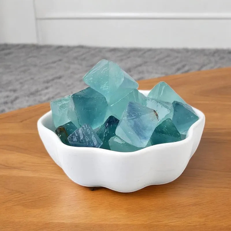 Cristal Fluorita Verde Natural Octaédrica – Potencia Tu Bienestar y Equilibra Tu Energía