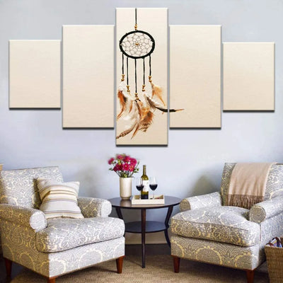 Cuadro Atrapasueños en colores neutros