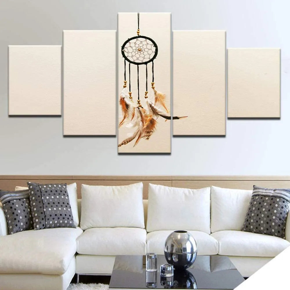 Cuadro Atrapasueños en colores neutros