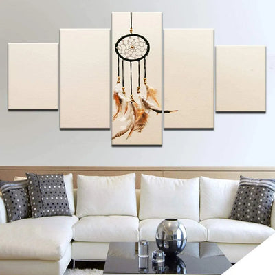 Cuadro Atrapasueños en colores neutros