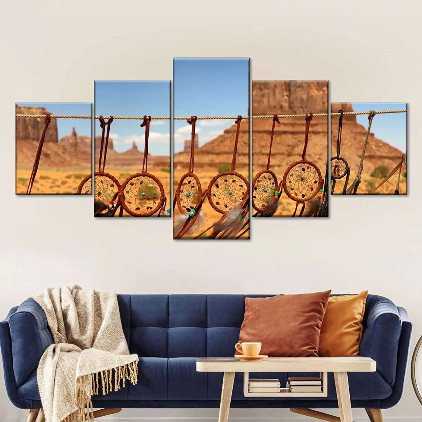 Cuadro Atrapasueños en el desierto