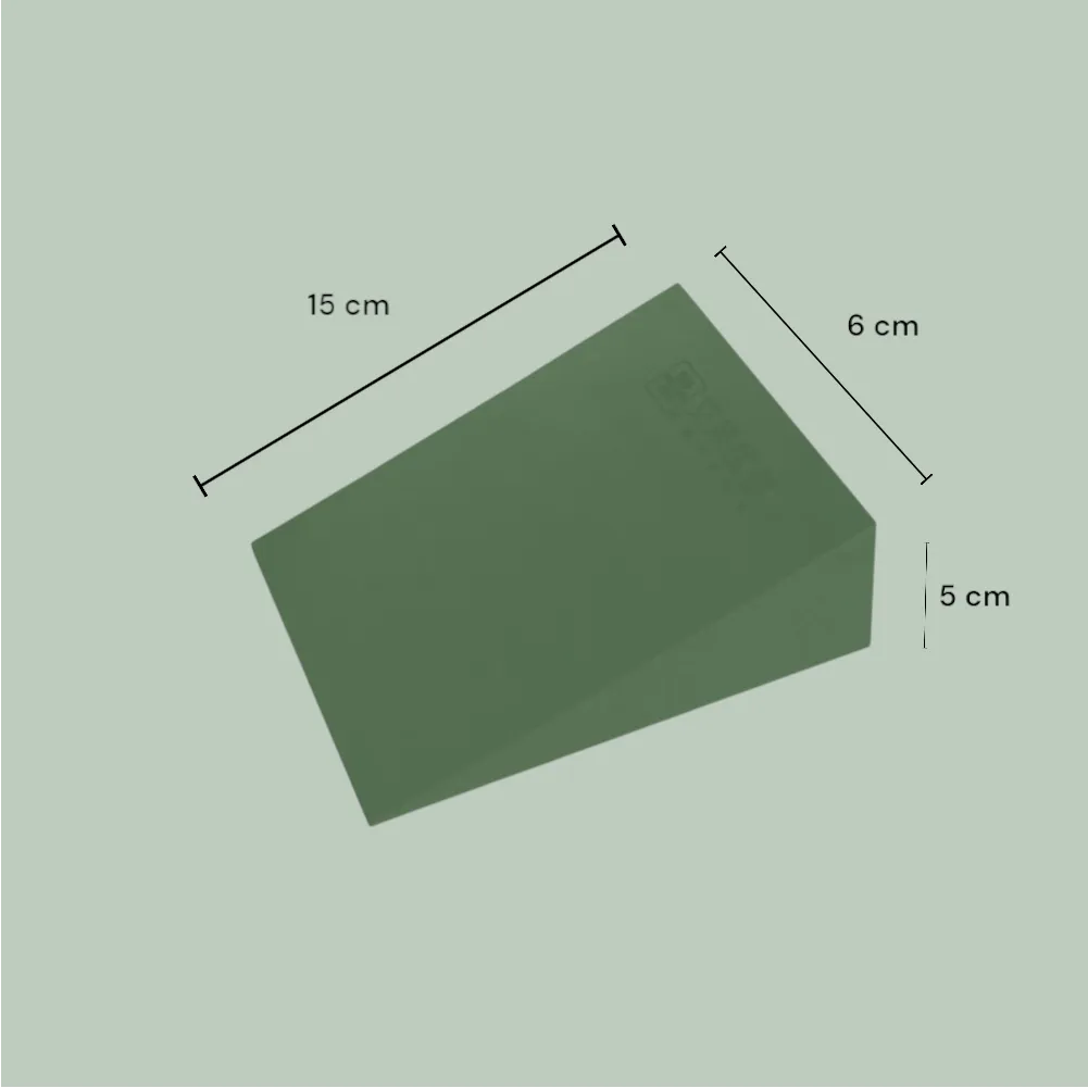 Dos Bloques Verde de Yoga Antideslizante