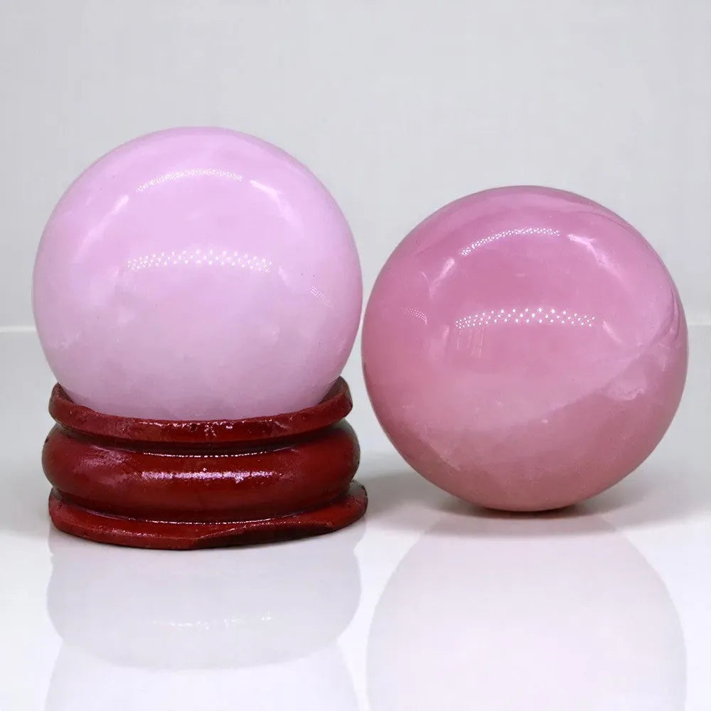 Esfera de Cuarzo Rosa – Amor y Armonía para Tu Bienestar