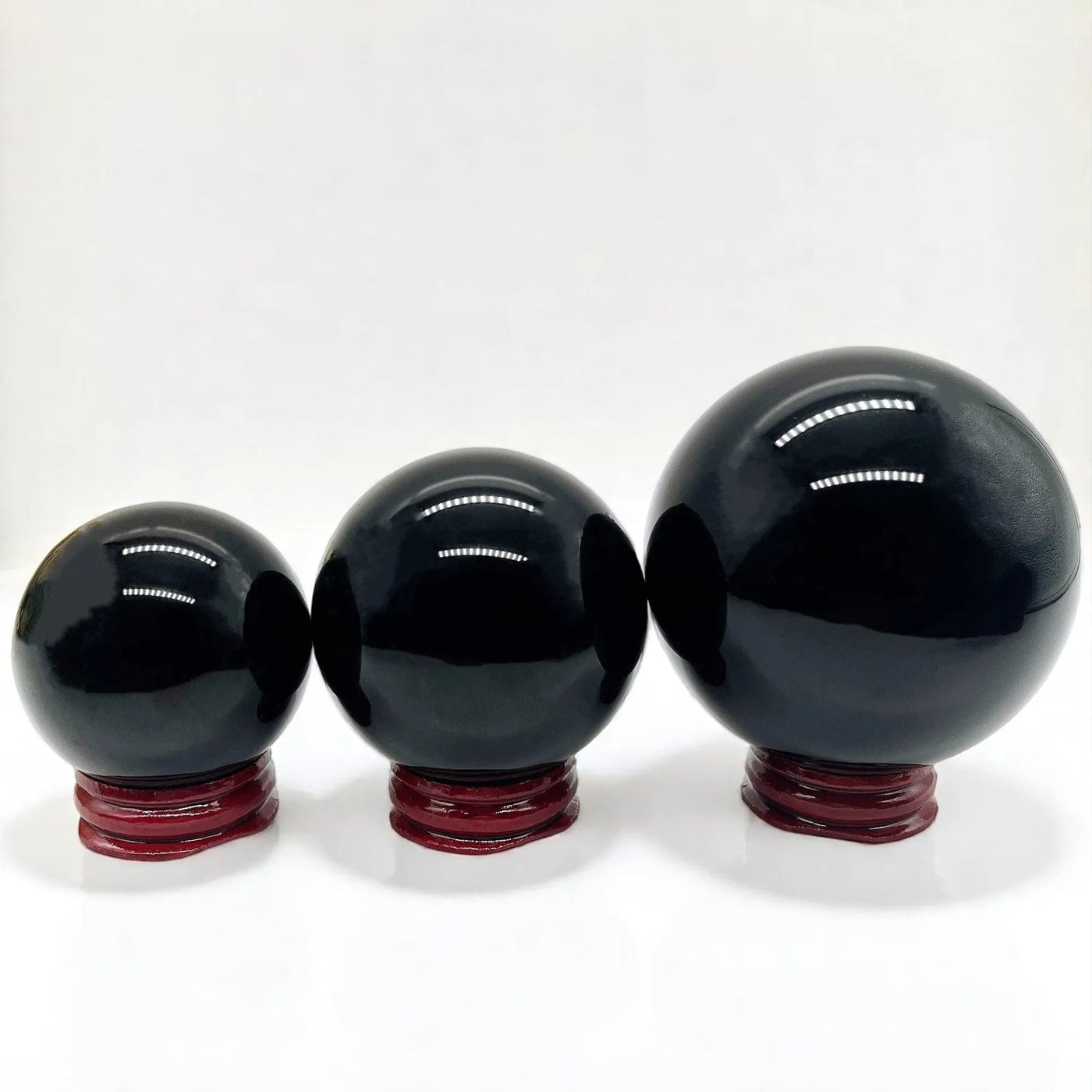 Esfera de Obsidiana Negra – Energía Protectora y Equilibrio