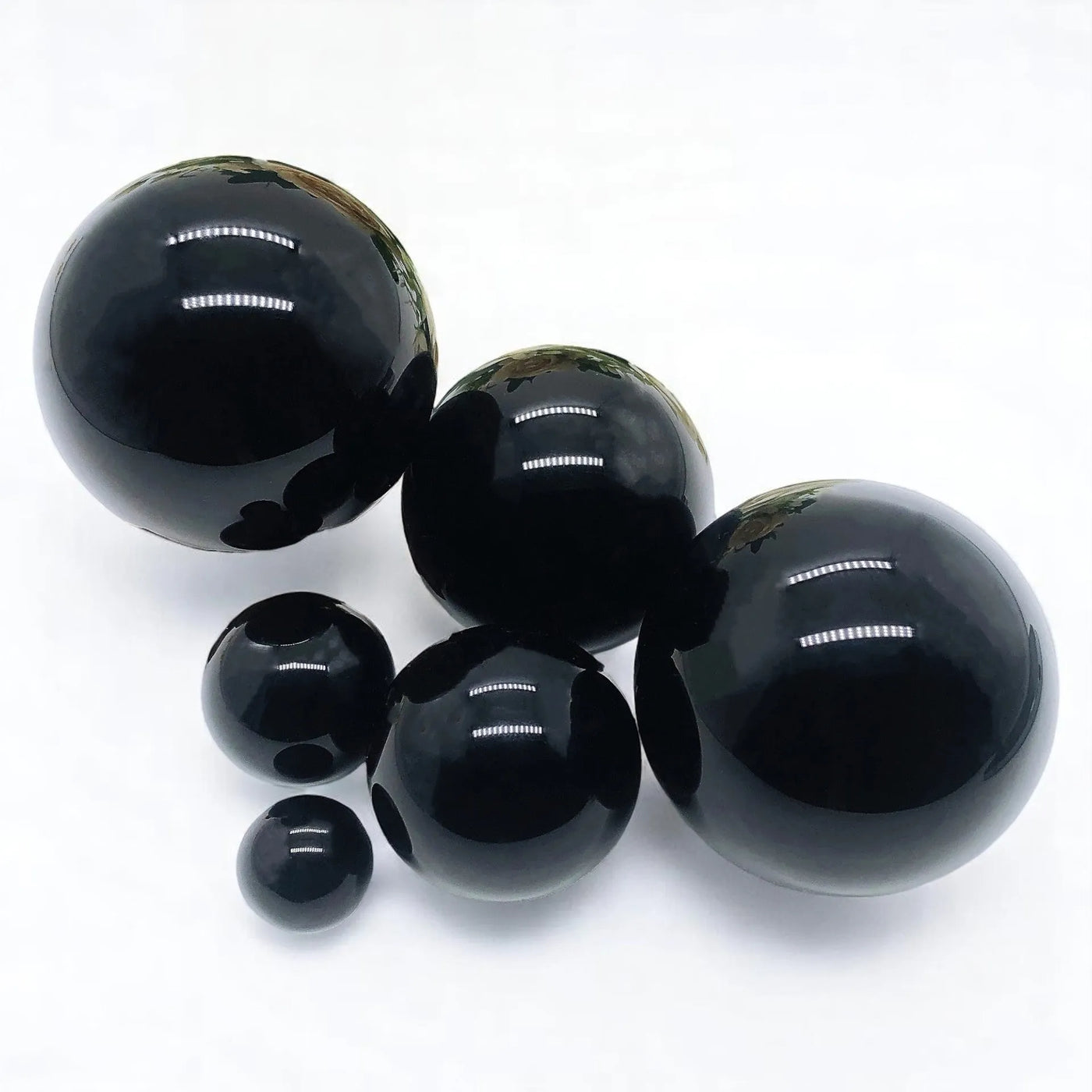 Esfera de Obsidiana Negra – Energía Protectora y Equilibrio