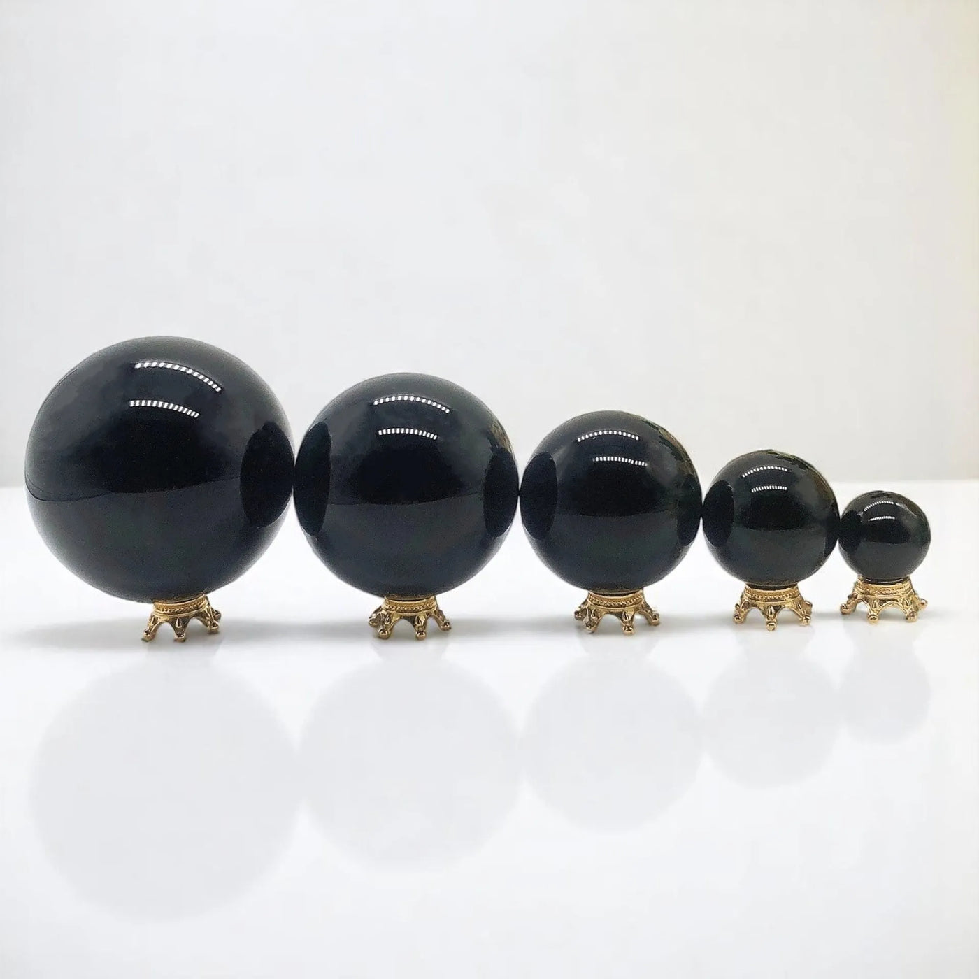 Esfera de Obsidiana Negra – Energía Protectora y Equilibrio
