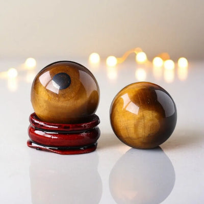 Esfera de Ojo de Tigre – Energía, Confianza y Equilibrio en tu Hogar