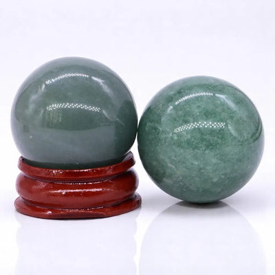Esfera de aventurina verde – Energía positiva y equilibrio natural
