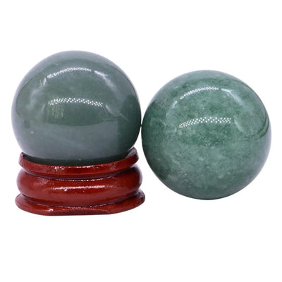 Esfera de aventurina verde – Energía positiva y equilibrio natural