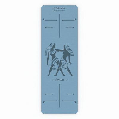 Esterilla Azul de Yoga Antideslizante para Géminis