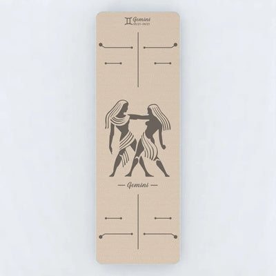 Esterilla Blanca de Yoga Antideslizante Géminis