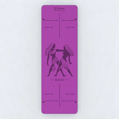 Esterilla Lila de Yoga Antideslizante Géminis