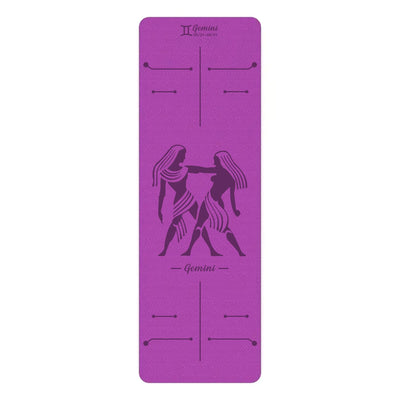 Esterilla Lila de Yoga Antideslizante Géminis