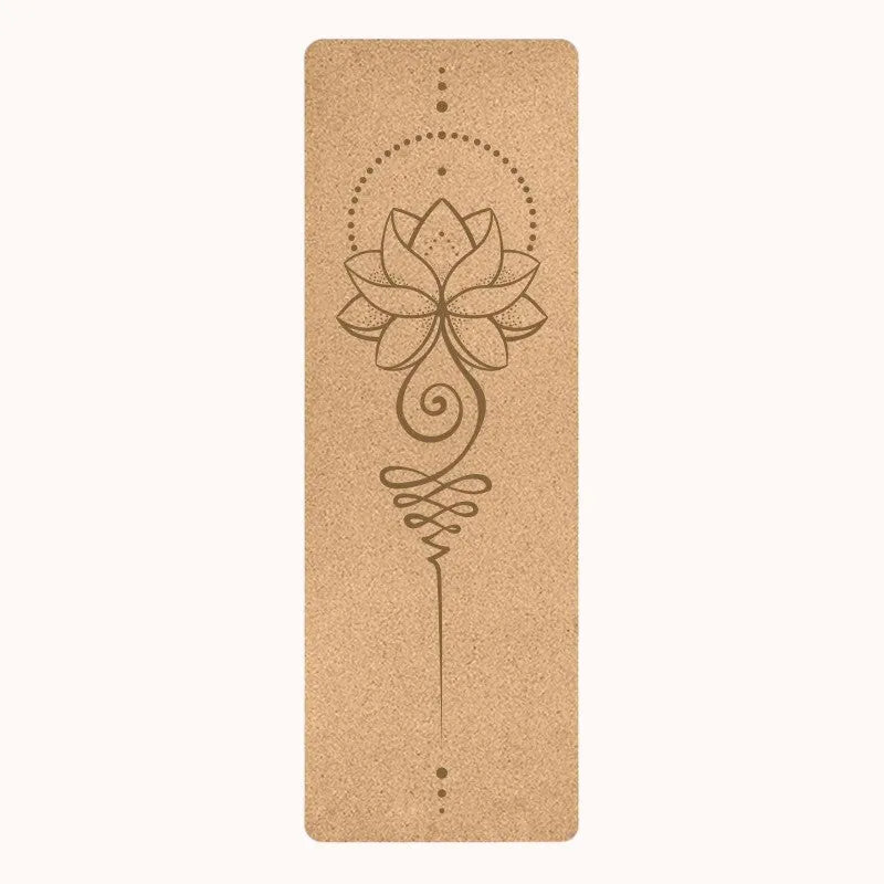 Esterilla Lotus de Yoga de Corcho Natural Antideslizante – Equilibra tu Práctica