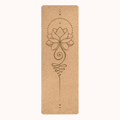 Esterilla Lotus de Yoga de Corcho Natural Antideslizante – Equilibra tu Práctica