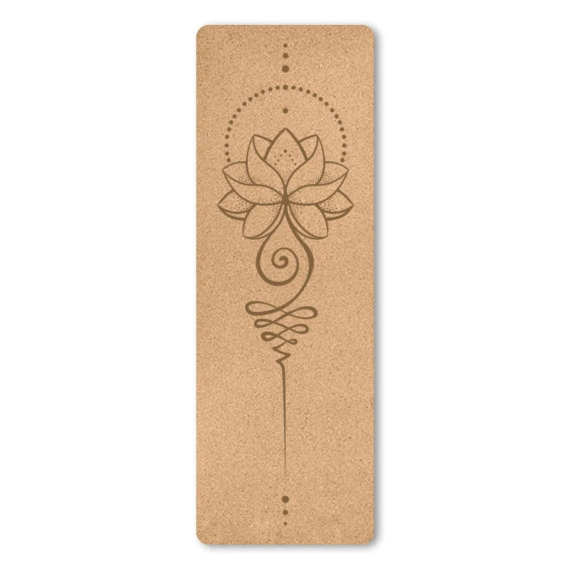 Esterilla Lotus de Yoga de Corcho Natural Antideslizante – Equilibra tu Práctica