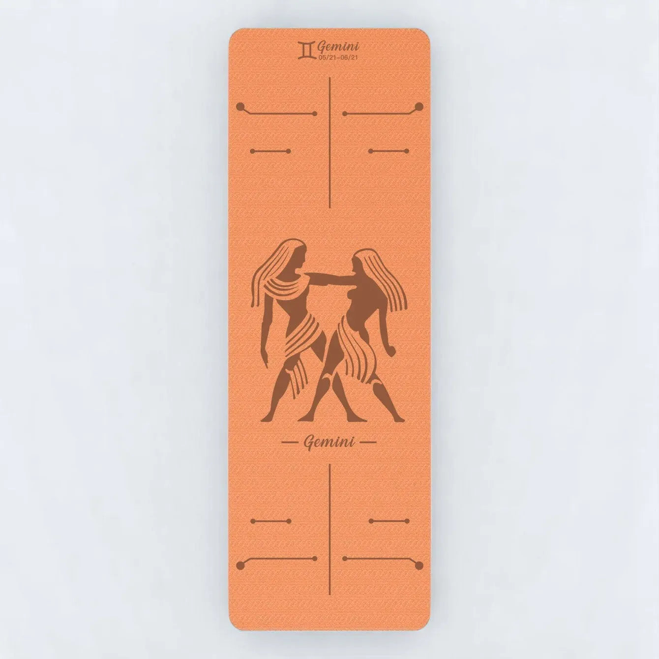 Esterilla Naranja de Yoga para Géminis