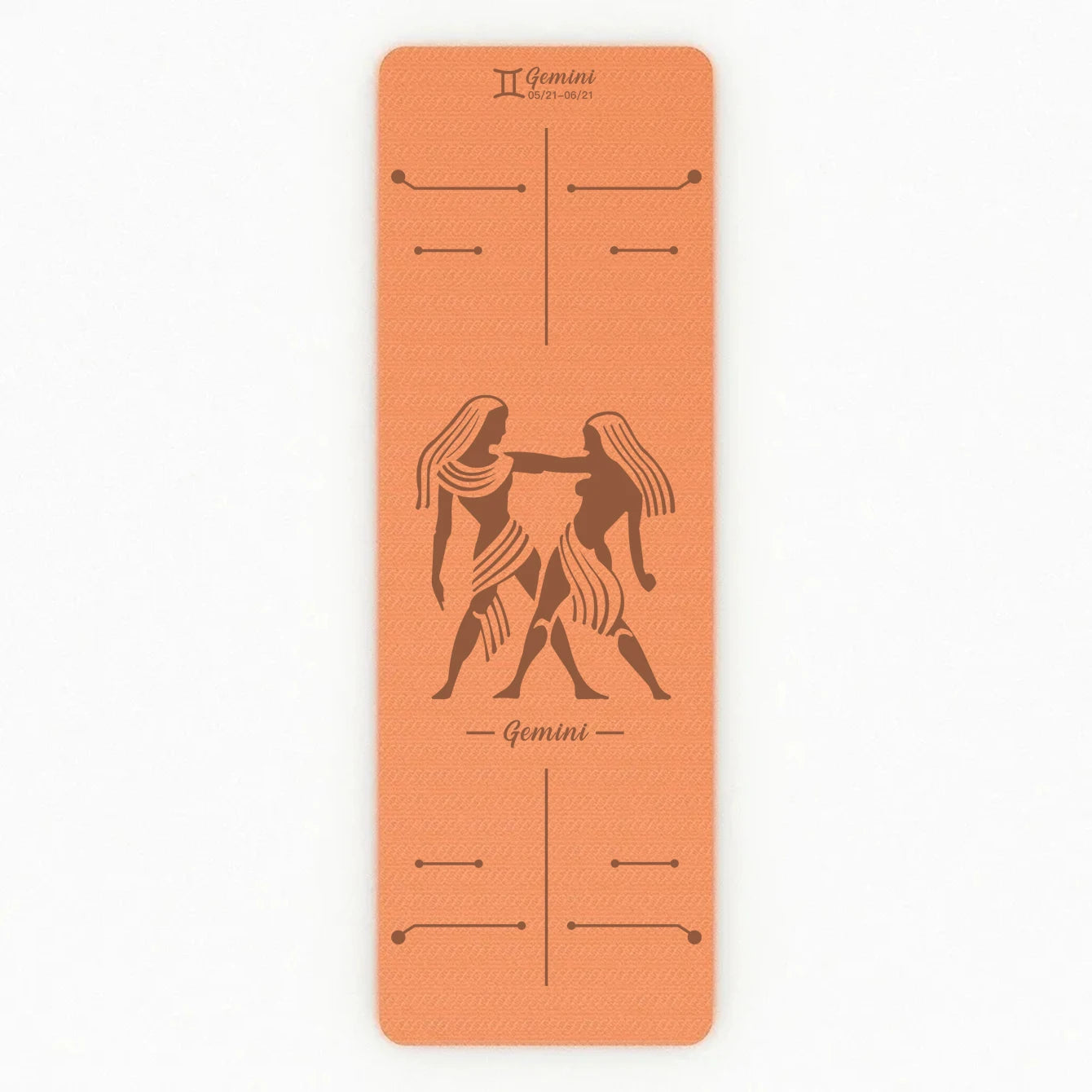 Esterilla Naranja de Yoga para Géminis
