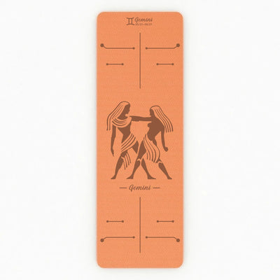 Esterilla Naranja de Yoga para Géminis