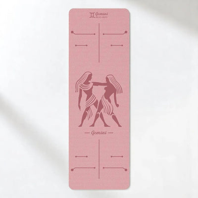 Esterilla Rosa de Yoga Antideslizante Géminis