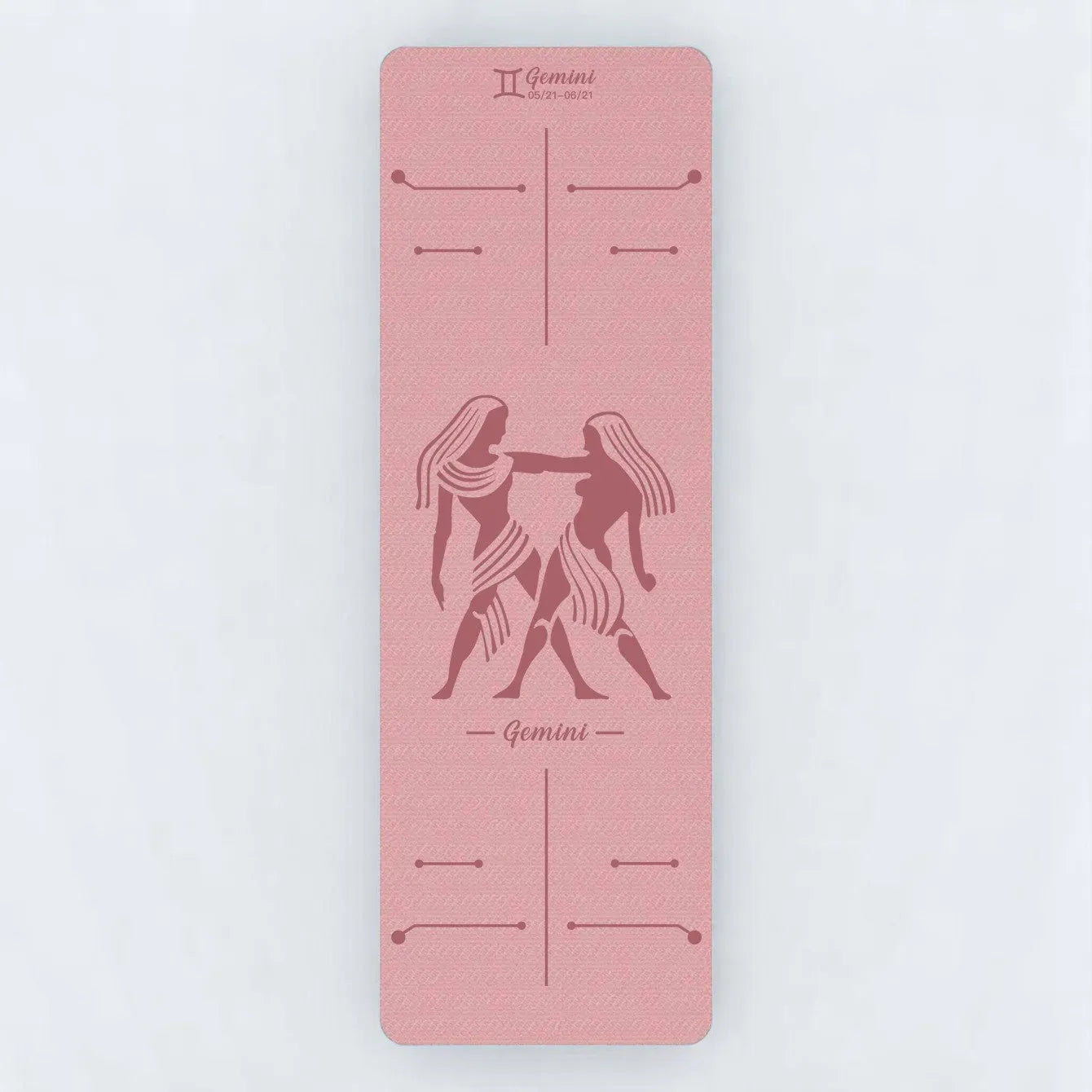 Esterilla Rosa de Yoga Antideslizante Géminis