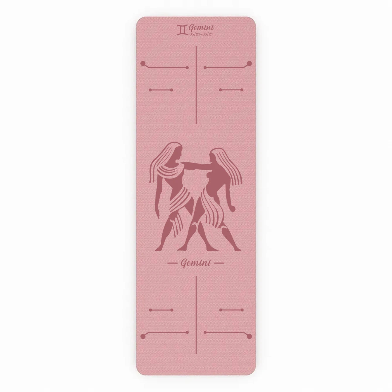 Esterilla Rosa de Yoga Antideslizante Géminis