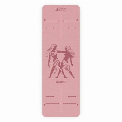 Esterilla Rosa de Yoga Antideslizante Géminis