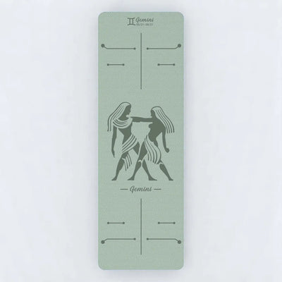 Esterilla Verde de Yoga Antideslizante para Géminis