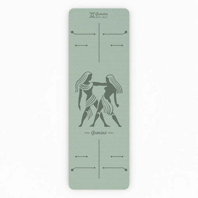 Esterilla Verde de Yoga Antideslizante para Géminis
