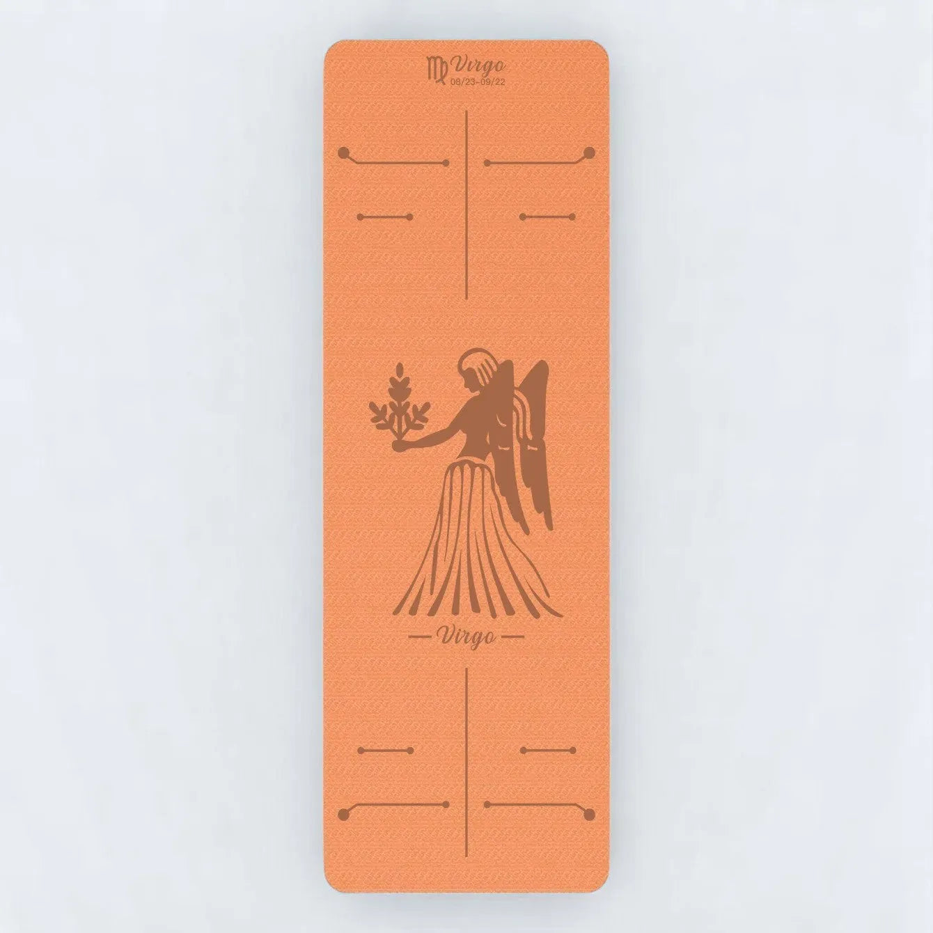 Esterilla Yoga Antideslizante Naranja TPE 6mm