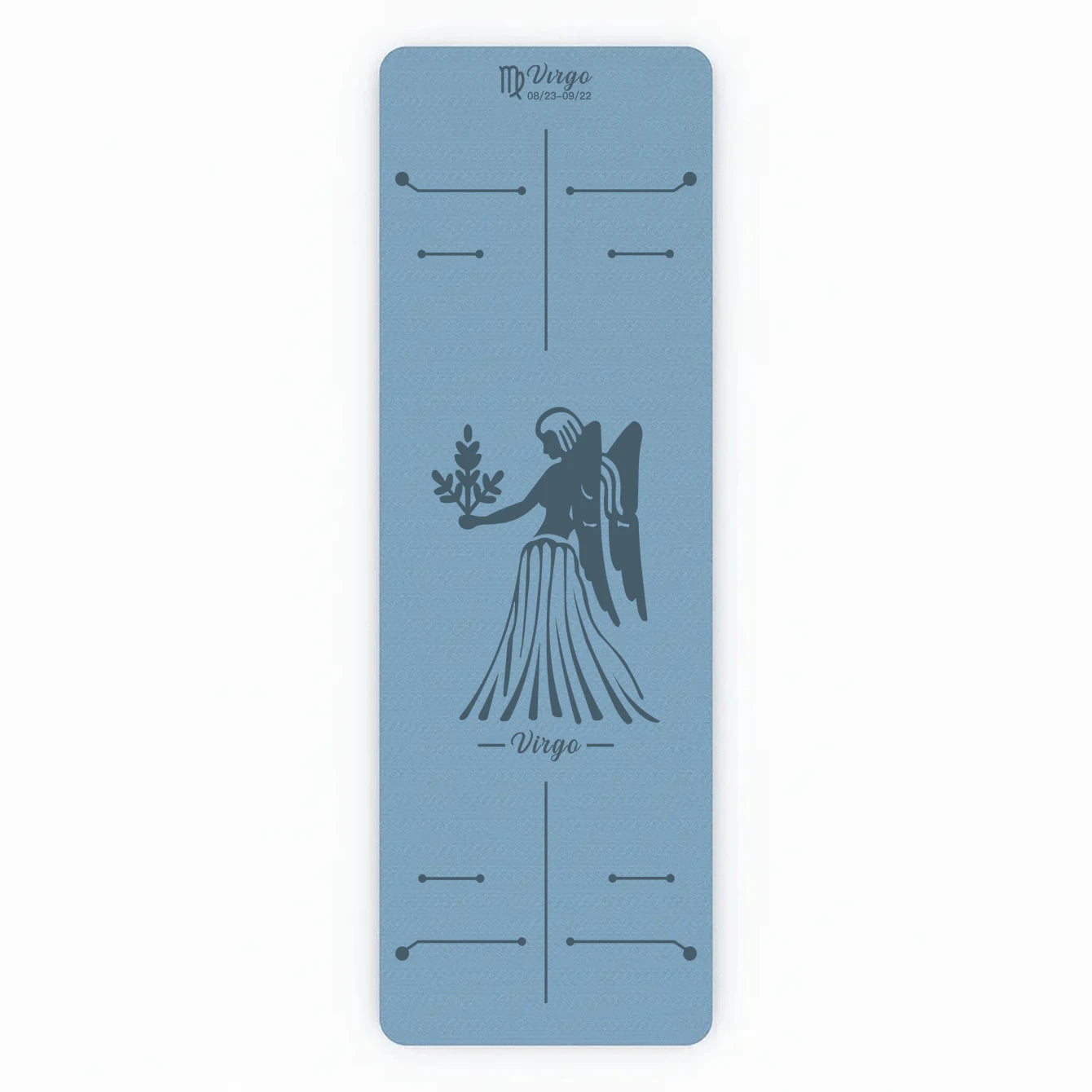 Esterilla Yoga Virgo Antideslizante de Color Azul