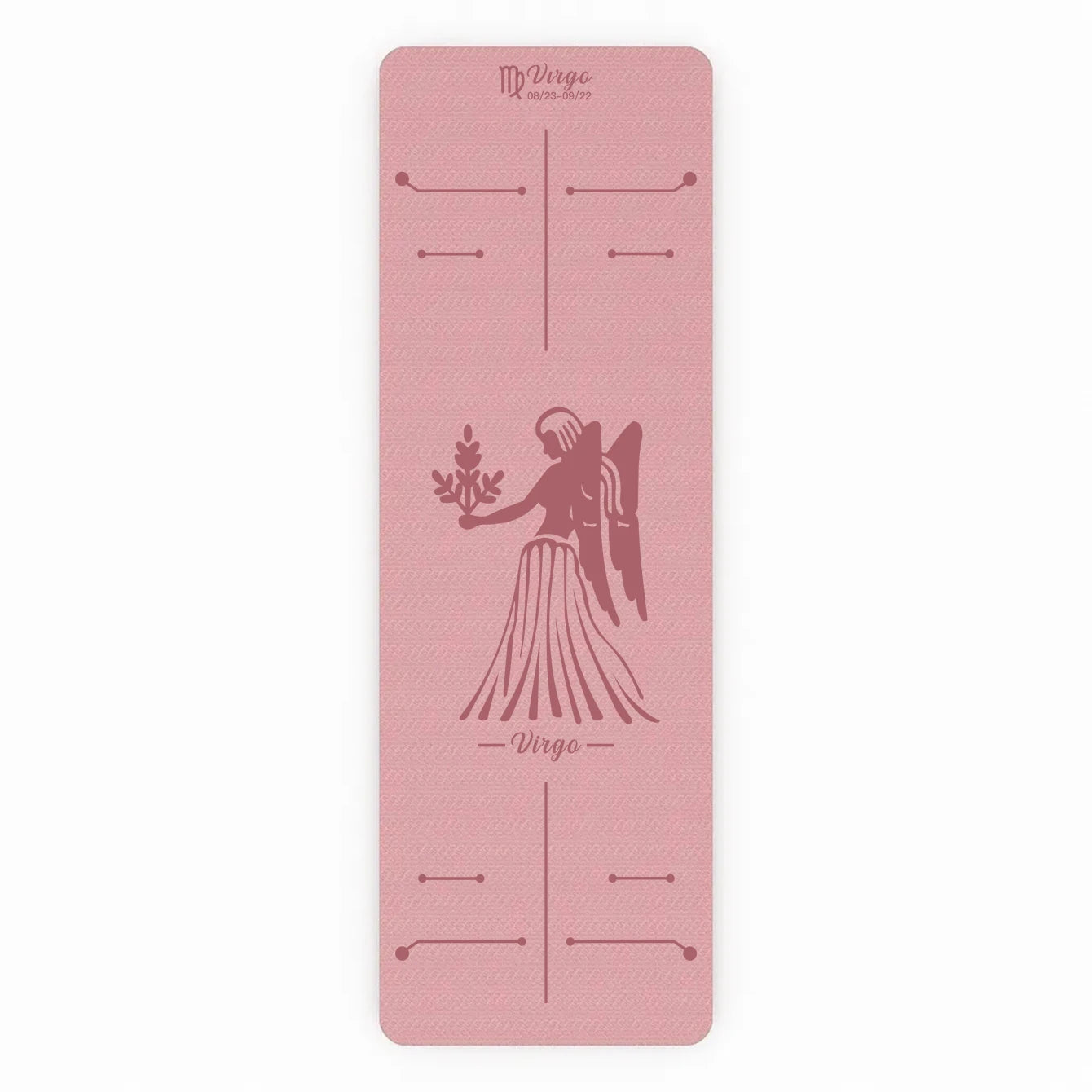 Esterilla Yoga Virgo Antideslizante de Color Rosa