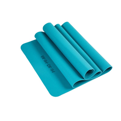 Esterilla de Yoga Antideslizante Azul de 6 mm con Correa y Bolsa