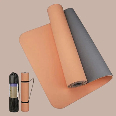 Esterilla de Yoga TPE Antideslizante Durazno