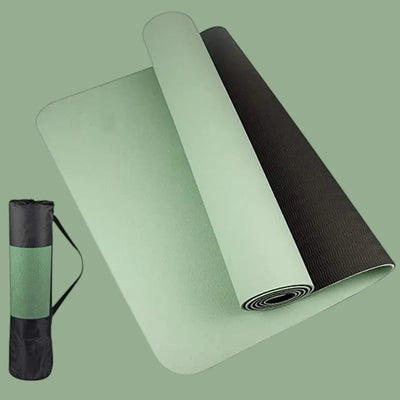 Esterilla de Yoga TPE Antideslizante Verde