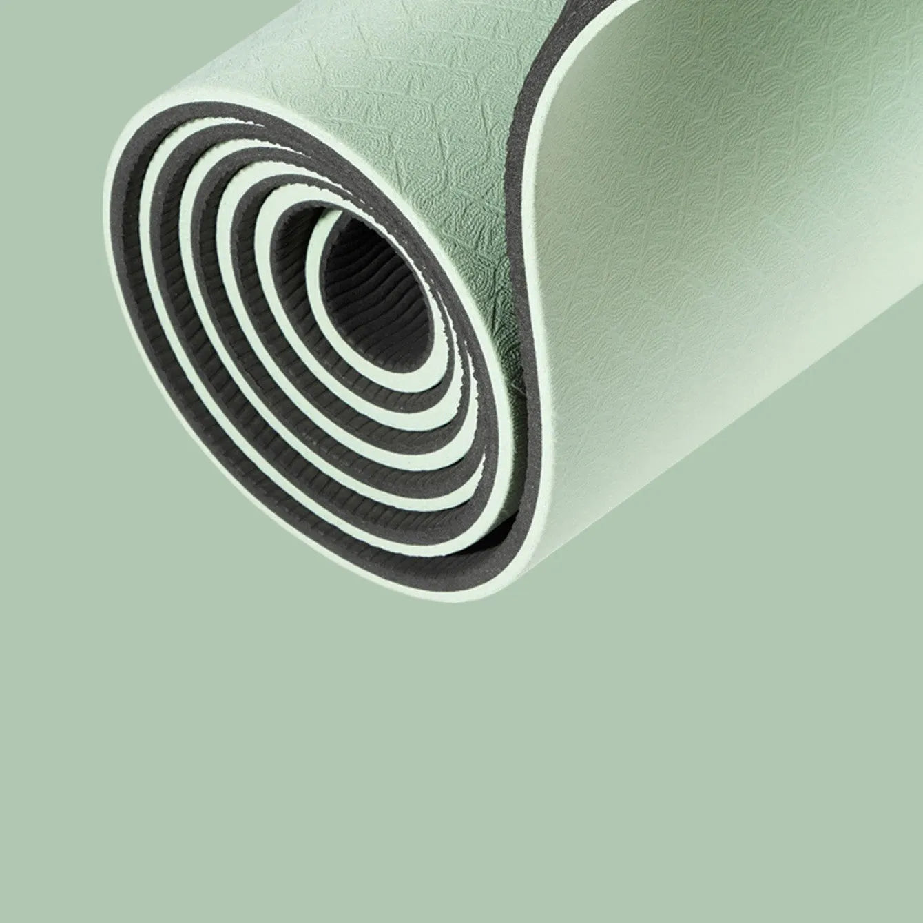 Esterilla de Yoga Verde con Flor de Loto